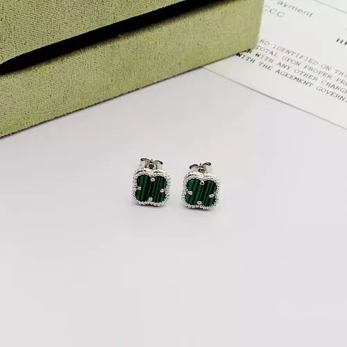 Wholesale Van Cleef &amp; Arpels Earrings For Women #1351534 $25.00 USD, Wholesale Quality Replica Van Cleef &amp; Arpels Earrings