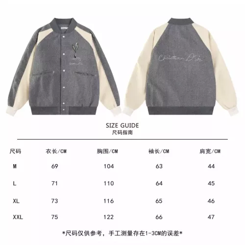 Replica Christian Dior Jackets Long Sleeved For Unisex #1351590 $80.00 USD for Wholesale