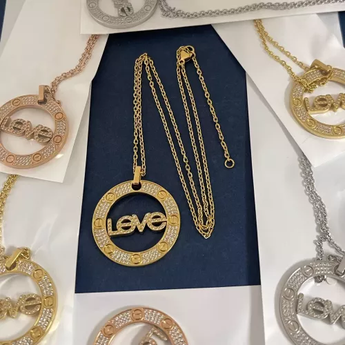 Wholesale Cartier Necklaces #1351618 $39.00 USD, Wholesale Quality Replica Cartier Necklaces