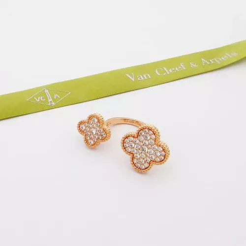 Wholesale Van Cleef &amp; Arpels Rings In Rose Gold For Women #1351669 $27.00 USD, Wholesale Quality Replica Van Cleef &amp; Arpels Rings