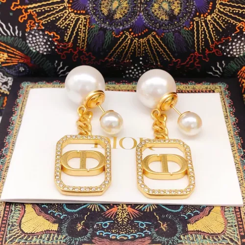 Replica Christian Dior Earrings For Women #1351672 $29.00 USD for Wholesale
