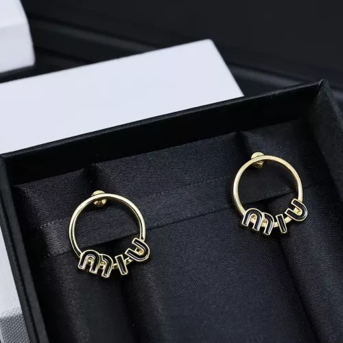 Wholesale MIU MIU Earrings For Women #1351678 $25.00 USD, Wholesale Quality Replica MIU MIU Earrings