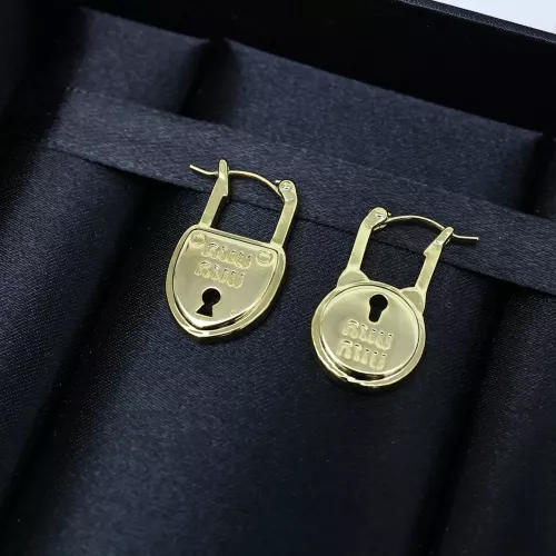 Wholesale MIU MIU Earrings For Women #1351681 $25.00 USD, Wholesale Quality Replica MIU MIU Earrings