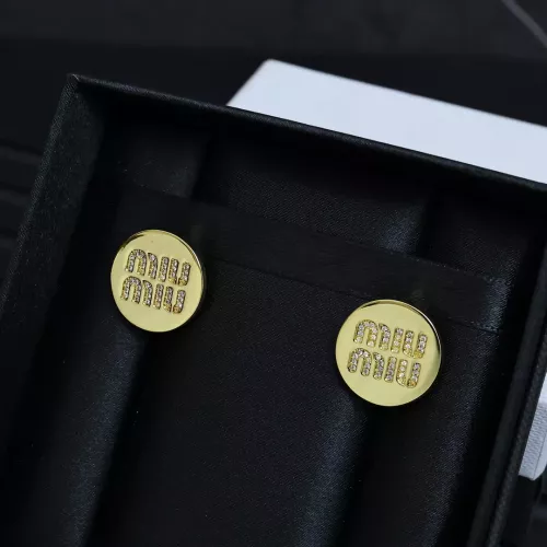 Wholesale MIU MIU Earrings For Women #1351682 $27.00 USD, Wholesale Quality Replica MIU MIU Earrings