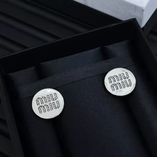 Wholesale MIU MIU Earrings For Women #1351683 $27.00 USD, Wholesale Quality Replica MIU MIU Earrings