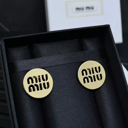 Wholesale MIU MIU Earrings For Women #1351685 $27.00 USD, Wholesale Quality Replica MIU MIU Earrings