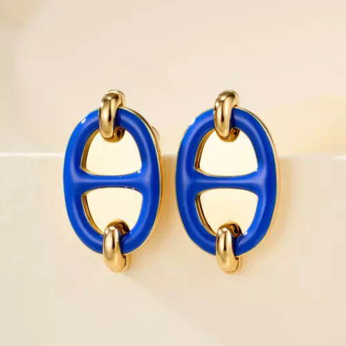 Wholesale Hermes Earrings For Women #1351730 $56.00 USD, Wholesale Quality Replica Hermes Earrings