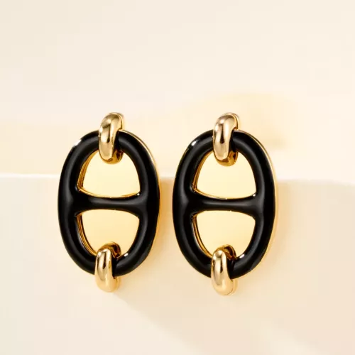 Wholesale Hermes Earrings For Women #1351738 $56.00 USD, Wholesale Quality Replica Hermes Earrings