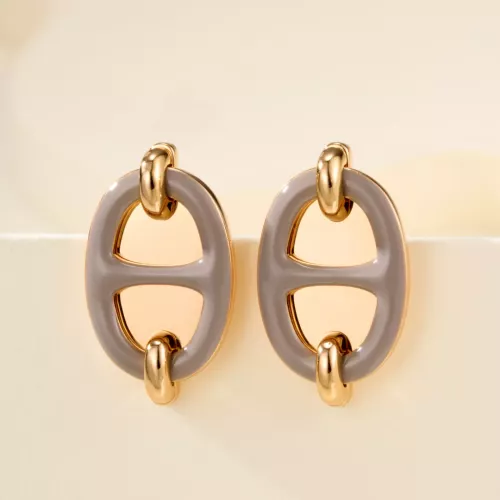 Wholesale Hermes Earrings For Women #1351740 $56.00 USD, Wholesale Quality Replica Hermes Earrings