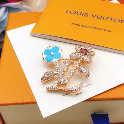 Wholesale Louis Vuitton LV Brooches For Women #1351812 $38.00 USD, Wholesale Quality Replica Louis Vuitton LV Brooches