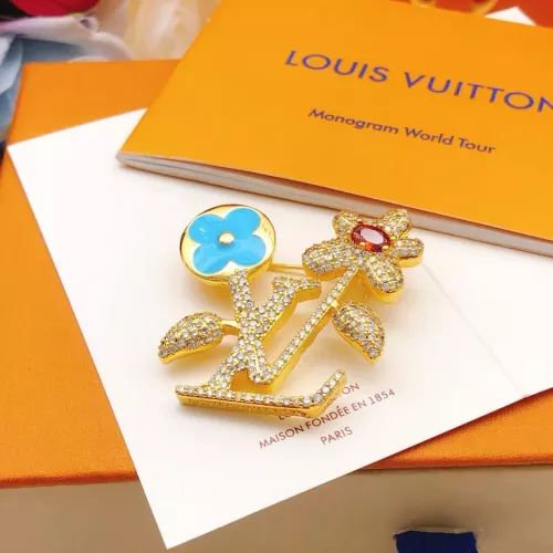 Wholesale Louis Vuitton LV Brooches For Women #1351813 $38.00 USD, Wholesale Quality Replica Louis Vuitton LV Brooches