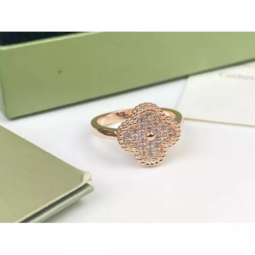 Wholesale Van Cleef &amp; Arpels Rings In Rose Gold For Women #1351831 $23.00 USD, Wholesale Quality Replica Van Cleef &amp; Arpels Rings