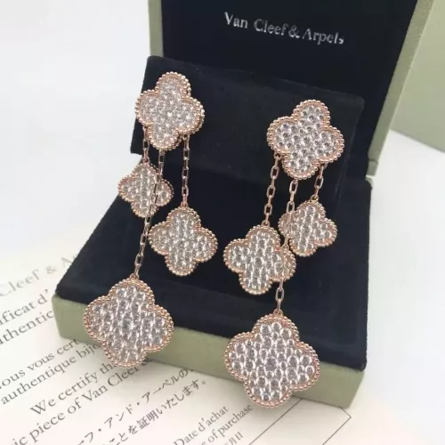 Wholesale Van Cleef &amp; Arpels Earrings For Women #1351855 $39.00 USD, Wholesale Quality Replica Van Cleef &amp; Arpels Earrings