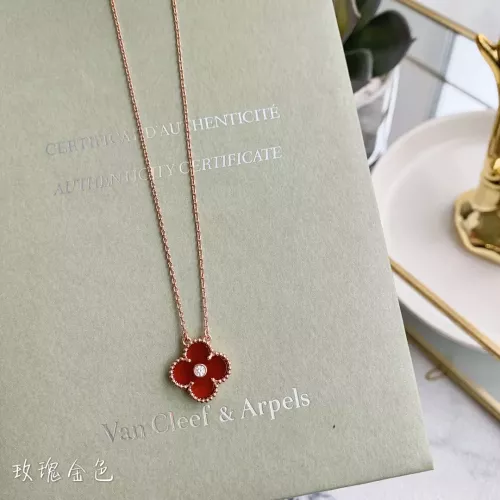 Wholesale Van Cleef &amp; Arpels Necklaces For Women #1351889 $25.00 USD, Wholesale Quality Replica Van Cleef &amp; Arpels Necklaces