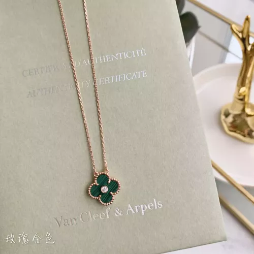 Wholesale Van Cleef &amp; Arpels Necklaces For Women #1351890 $25.00 USD, Wholesale Quality Replica Van Cleef &amp; Arpels Necklaces