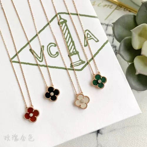 Replica Van Cleef & Arpels Necklaces For Women #1351891 $25.00 USD for Wholesale