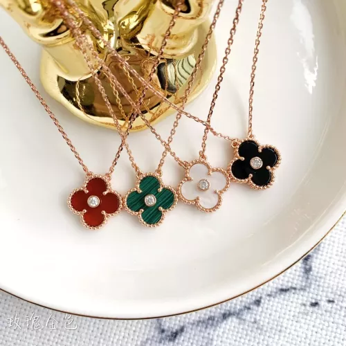 Replica Van Cleef & Arpels Necklaces For Women #1351891 $25.00 USD for Wholesale