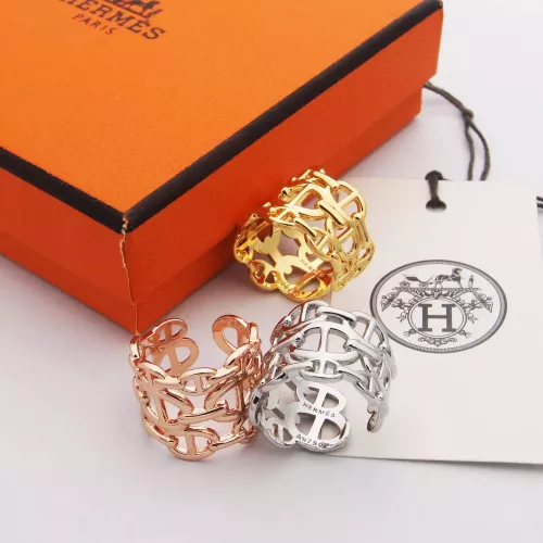 Replica Hermes Rings In Rose Gold #1351957 $25.00 USD for Wholesale