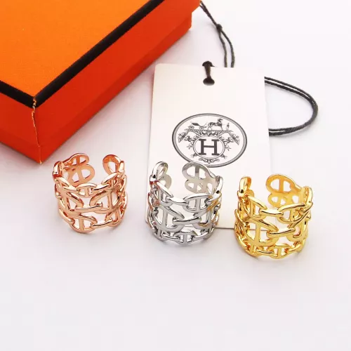 Replica Hermes Rings In Rose Gold #1351957 $25.00 USD for Wholesale