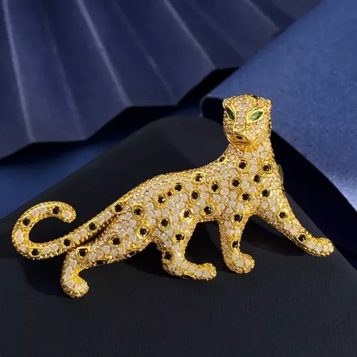 Wholesale Cartier Brooches #1351995 $34.00 USD, Wholesale Quality Replica Cartier Brooches