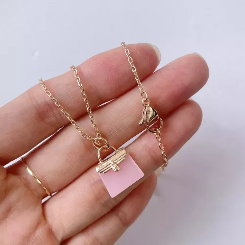 Replica Hermes Necklaces #1352121 $32.00 USD for Wholesale