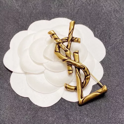 Wholesale Yves Saint Laurent Brooches For Women #1352138 $29.00 USD, Wholesale Quality Replica Yves Saint Laurent Brooches