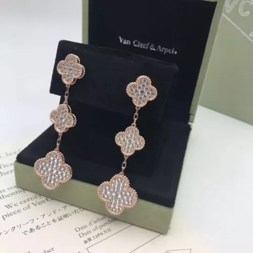 Wholesale Van Cleef &amp; Arpels Earrings For Women #1352273 $34.00 USD, Wholesale Quality Replica Van Cleef &amp; Arpels Earrings