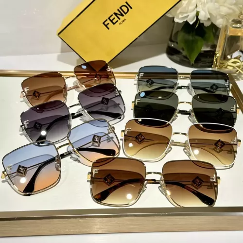 Replica Fendi AAA Quality Sunglasses #1352408 $60.00 USD for Wholesale