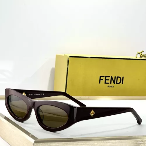 Wholesale Fendi AAA Quality Sunglasses #1352422 $60.00 USD, Wholesale Quality Replica Fendi AAA Quality Sunglasses