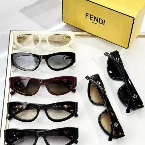 Replica Fendi AAA Quality Sunglasses #1352422 $60.00 USD for Wholesale