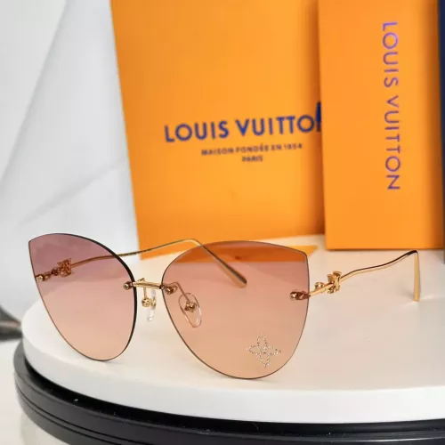 Wholesale Louis Vuitton AAA Quality Sunglasses #1352488 $64.00 USD, Wholesale Quality Replica Louis Vuitton AAA Quality Sunglasses