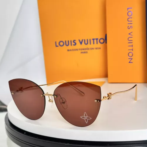 Wholesale Louis Vuitton AAA Quality Sunglasses #1352489 $64.00 USD, Wholesale Quality Replica Louis Vuitton AAA Quality Sunglasses