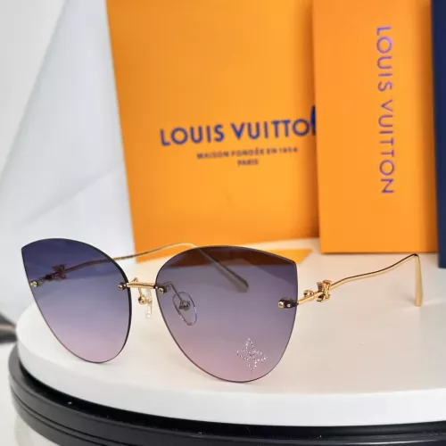Wholesale Louis Vuitton AAA Quality Sunglasses #1352490 $64.00 USD, Wholesale Quality Replica Louis Vuitton AAA Quality Sunglasses