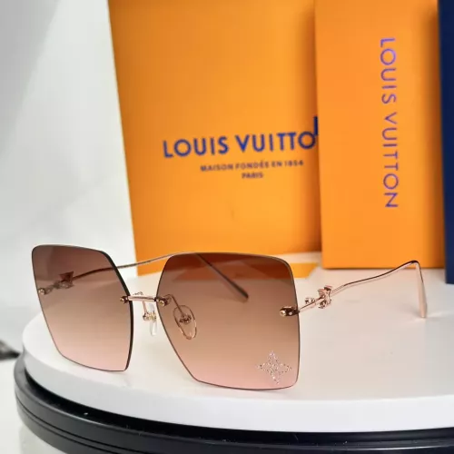 Wholesale Louis Vuitton AAA Quality Sunglasses #1352496 $64.00 USD, Wholesale Quality Replica Louis Vuitton AAA Quality Sunglasses