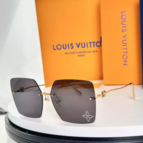Wholesale Louis Vuitton AAA Quality Sunglasses #1352499 $64.00 USD, Wholesale Quality Replica Louis Vuitton AAA Quality Sunglasses