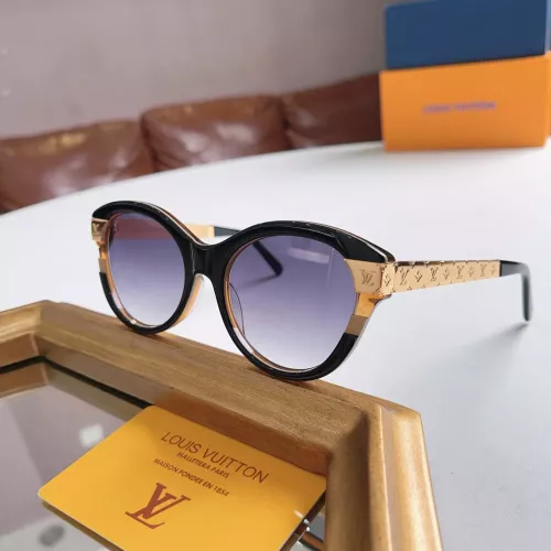 Wholesale Louis Vuitton AAA Quality Sunglasses #1352512 $64.00 USD, Wholesale Quality Replica Louis Vuitton AAA Quality Sunglasses