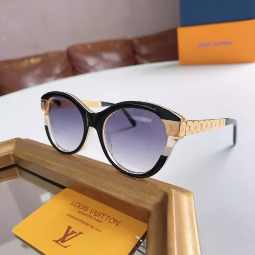Wholesale Louis Vuitton AAA Quality Sunglasses #1352513 $64.00 USD, Wholesale Quality Replica Louis Vuitton AAA Quality Sunglasses