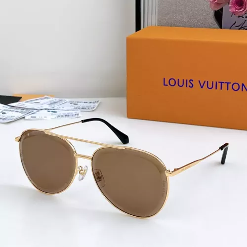 Wholesale Louis Vuitton AAA Quality Sunglasses #1352532 $60.00 USD, Wholesale Quality Replica Louis Vuitton AAA Quality Sunglasses