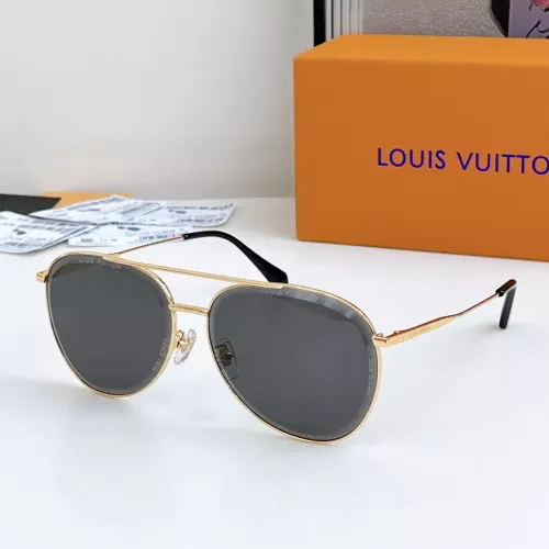 Wholesale Louis Vuitton AAA Quality Sunglasses #1352535 $60.00 USD, Wholesale Quality Replica Louis Vuitton AAA Quality Sunglasses