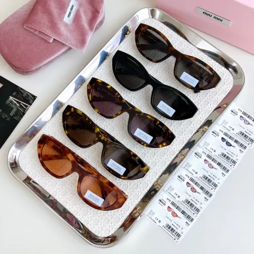 Replica MIU MIU AAA Quality Sunglasses #1352591 $64.00 USD for Wholesale
