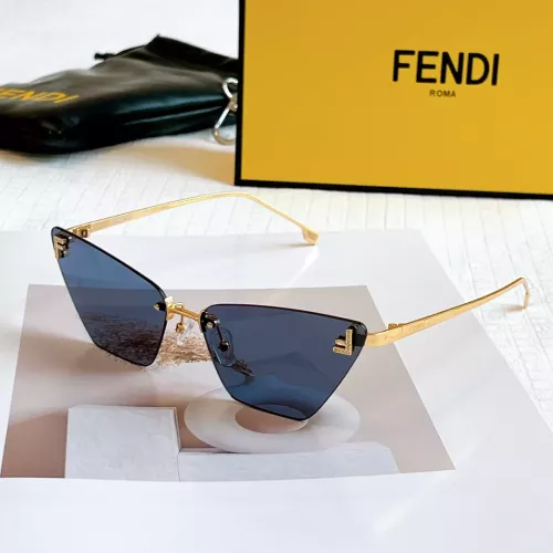 Wholesale Fendi AAA Quality Sunglasses #1352691 $64.00 USD, Wholesale Quality Replica Fendi AAA Quality Sunglasses