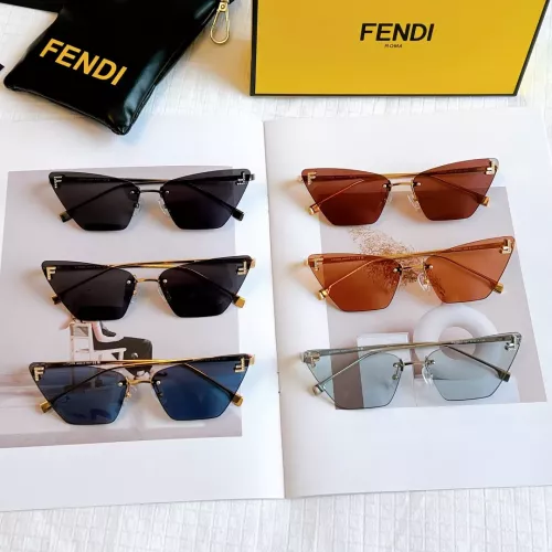 Replica Fendi AAA Quality Sunglasses #1352691 $64.00 USD for Wholesale