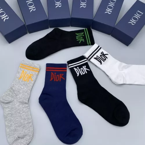 Replica Christian Dior Socks #1352863 $29.00 USD for Wholesale