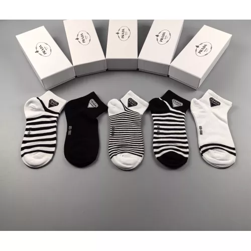 Wholesale Prada Socks #1352867 $25.00 USD, Wholesale Quality Replica Prada Socks