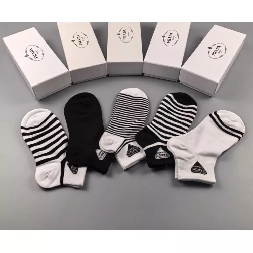 Replica Prada Socks #1352867 $25.00 USD for Wholesale
