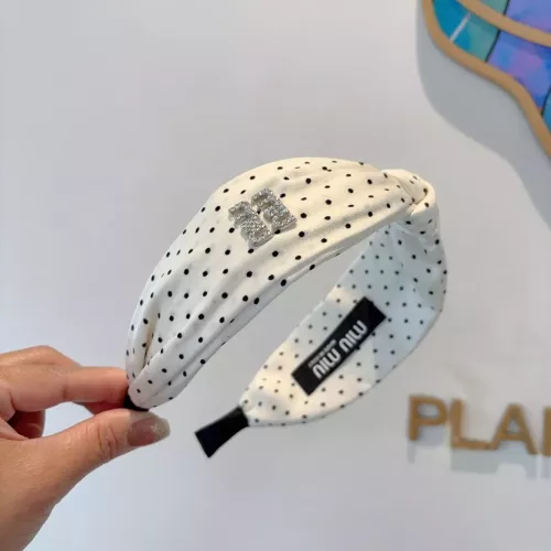 Wholesale MIU MIU Headband For Women #1352888 $27.00 USD, Wholesale Quality Replica MIU MIU Headband