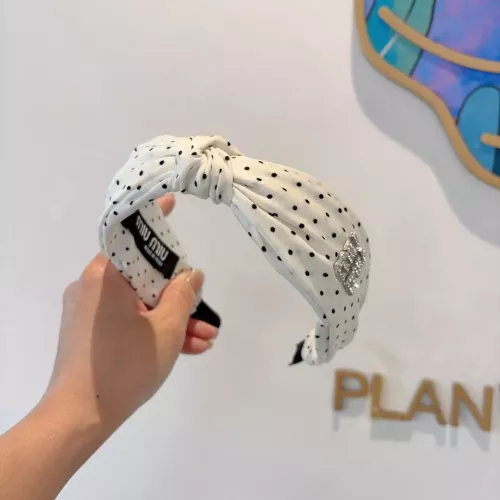 Replica MIU MIU Headband For Women #1352888 $27.00 USD for Wholesale
