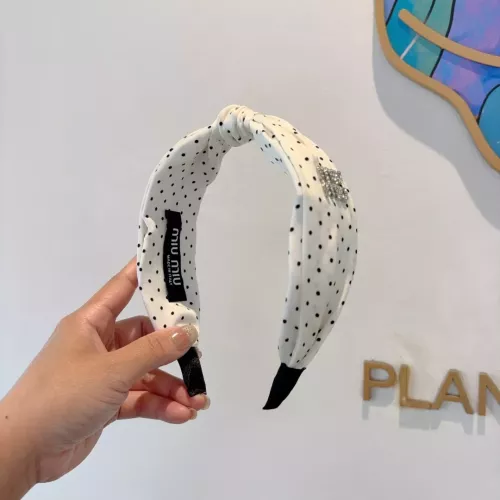 Replica MIU MIU Headband For Women #1352888 $27.00 USD for Wholesale