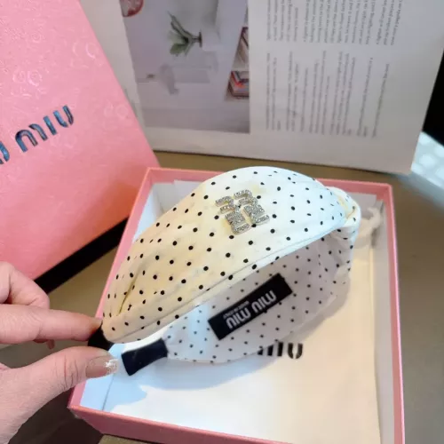 Replica MIU MIU Headband For Women #1352888 $27.00 USD for Wholesale