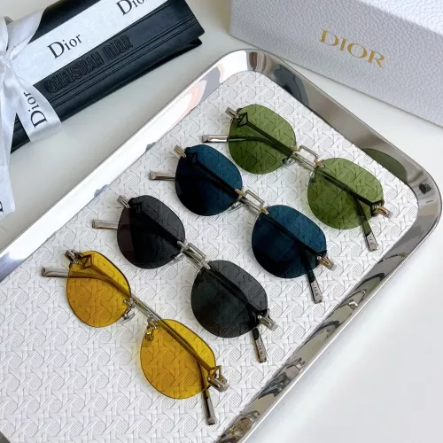 Replica Christian Dior AAA Quality Sunglasses #1353044 $60.00 USD for Wholesale